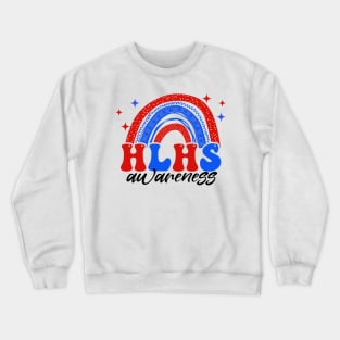 HLHS Awareness, Hypoplastic Left Heart Syndrome Awareness, CHD Awareness (2 Sided) Crewneck Sweatshirt